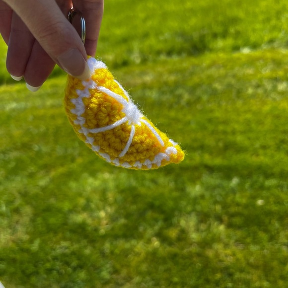 3/$20 Hand Crocheted Fruit Slice Keychain & Bag Charm! - Picture 13 of 17